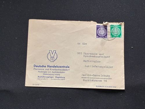 10 Belege DDR, Dienstpost (A), Bedarf, Geschäfts- und Behördenpost (OJM3419)