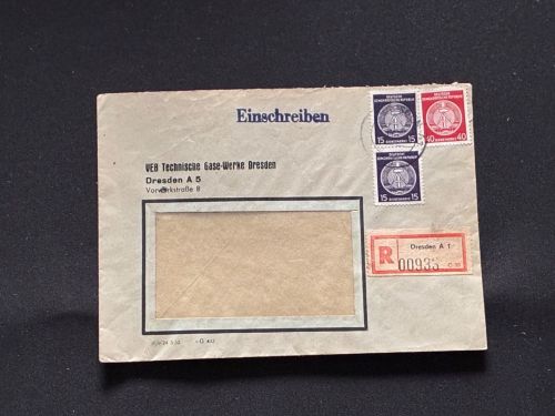 10 Belege DDR, Dienstpost (A), Bedarf, Geschäfts- und Behördenpost (OJM3420)