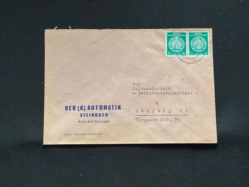 10 Belege DDR, Dienstpost (A), Bedarf, Geschäfts- und Behördenpost (OJM3421)