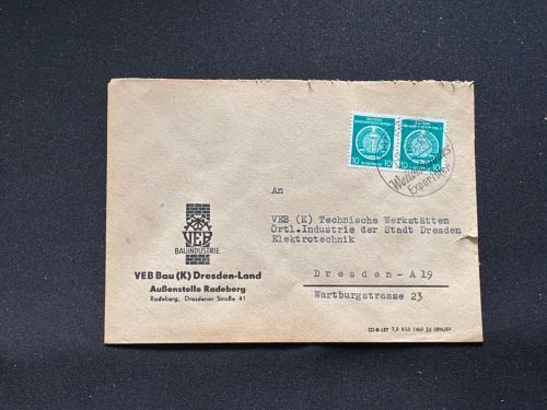 10 Belege DDR, Dienstpost (A), Bedarf, Geschäfts- und Behördenpost (OJM3425)
