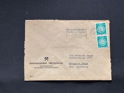 10 Belege DDR, Dienstpost (A), Bedarf, Geschäfts- und Behördenpost (OJM3426)