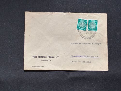 10 Belege DDR, Dienstpost (A), Bedarf, Geschäfts- und Behördenpost (OJM3428)