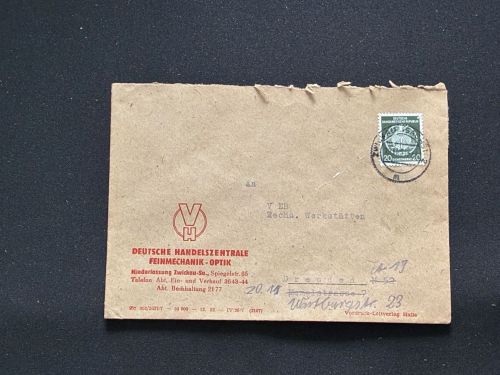 10 Belege DDR, Dienstpost (A), Bedarf, Geschäfts- und Behördenpost (OJM3433)