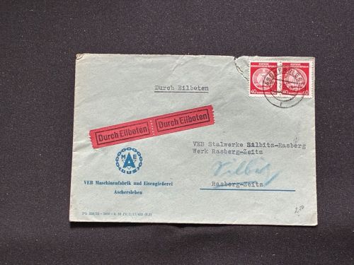 10 Belege DDR, Dienstpost (A), Bedarf, Geschäfts- und Behördenpost (OJM3437)