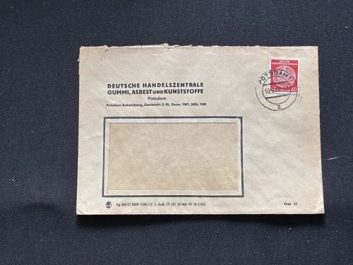 10 Belege DDR, Dienstpost (A), Bedarf, Geschäfts- und Behördenpost (OJM3449)