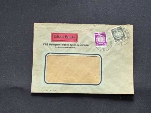 10 Belege DDR, Dienstpost (A), Bedarf, Geschäfts- und Behördenpost (OJM3459)