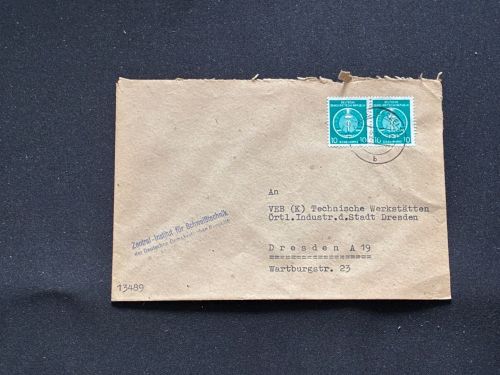 10 Belege DDR, Dienstpost (A), Bedarf, Geschäfts- und Behördenpost (OJM3460)