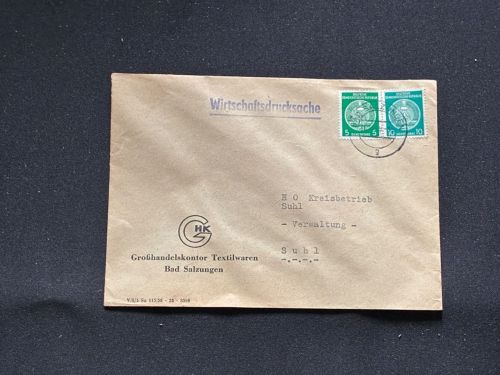 10 Belege DDR, Dienstpost (A), Bedarf, Geschäfts- und Behördenpost (OJM3464)