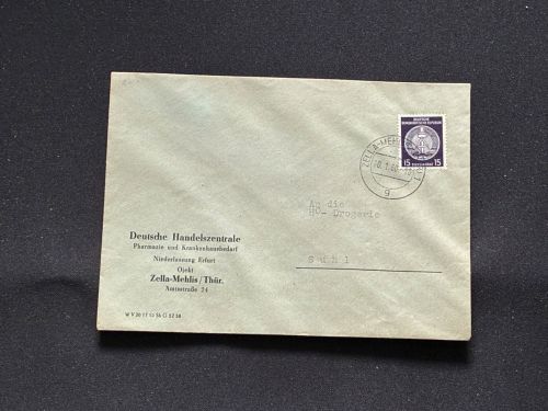 10 Belege DDR, Dienstpost (A), Bedarf, Geschäfts- und Behördenpost (OJM3468)