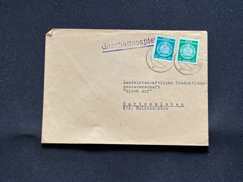 10 Belege DDR, Dienstpost (A), Bedarf, Geschäfts- und Behördenpost (OJM3474)