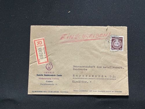 10 Belege DDR, Dienstpost (A), Bedarf, Geschäfts- und Behördenpost (OJM3480)