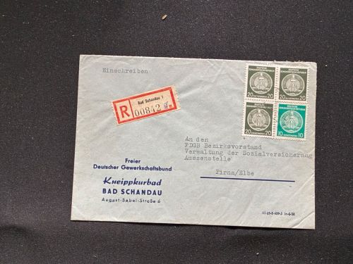 10 Belege DDR, Dienstpost (A), Bedarf, Geschäfts- und Behördenpost (OJM3484)