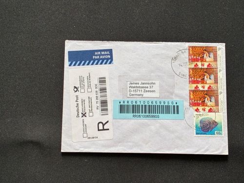 10 Belege Singapur, Briefe, Karten, Ganzsachen, FDC (AVH3527)