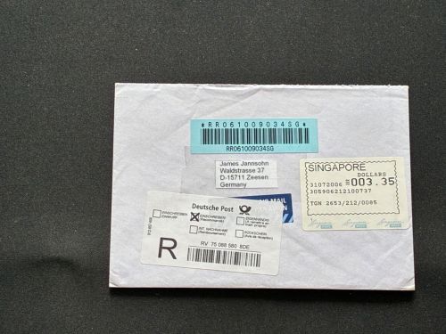 10 Belege Singapur, Briefe, Karten, Ganzsachen, FDC (AVH3528)