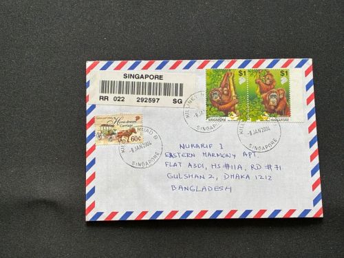 10 Belege Singapur, Briefe, Karten, Ganzsachen, FDC (AVH3530)