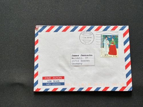 10 Belege Singapur, Briefe, Karten, Ganzsachen, FDC (AVH3531)