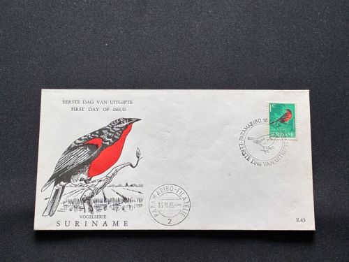 10 Belege Surinam, FDC (AVH3534)