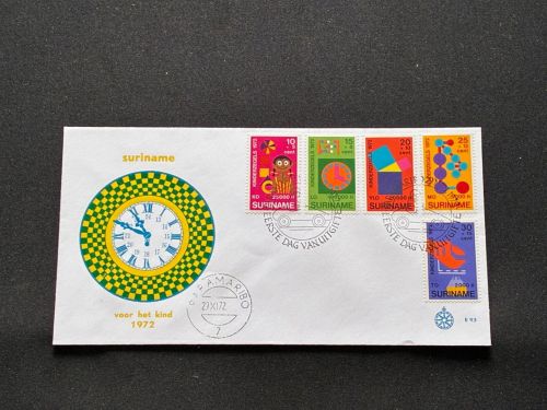 10 Belege Surinam, FDC (AVH3538)