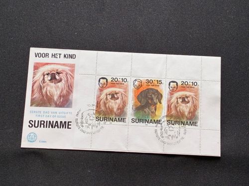 10 Belege Surinam, FDC (AVH3540)