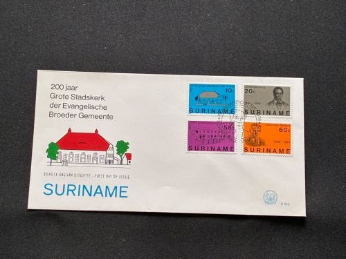 10 Belege Surinam, FDC (AVH3544)
