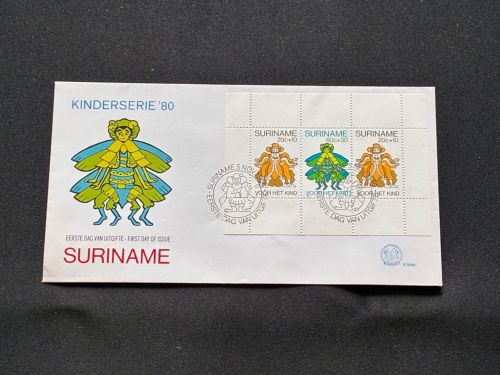 10 Belege Surinam, FDC (AVH3546)