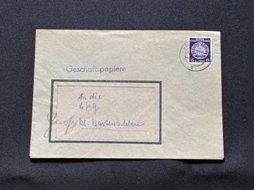 10 Belege DDR, Dienstpost (A), Bedarf, Geschäfts- und Behördenpost (OJM3554)