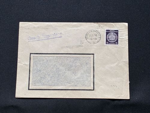 10 Belege DDR, Dienstpost (A), Bedarf, Geschäfts- und Behördenpost (OJM3557)