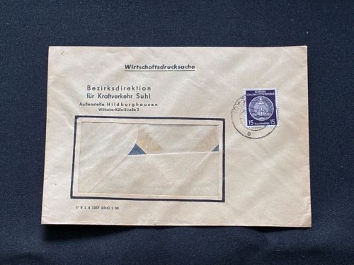 10 Belege DDR, Dienstpost (A), Bedarf, Geschäfts- und Behördenpost (OJM3566)