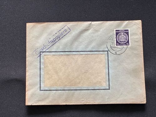 10 Belege DDR, Dienstpost (A), Bedarf, Geschäfts- und Behördenpost (OJM3573)
