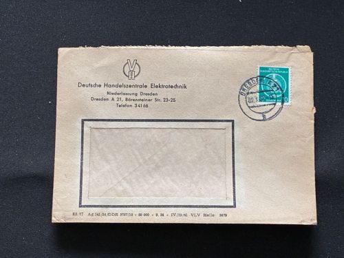 10 Belege DDR, Dienstpost (A), Bedarf, Geschäfts- und Behördenpost (OJM3574)