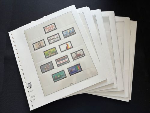 Vordruckblätter Lindner T-System, 18 Ringe, Bund, Jahre 1994-1999, gebraucht