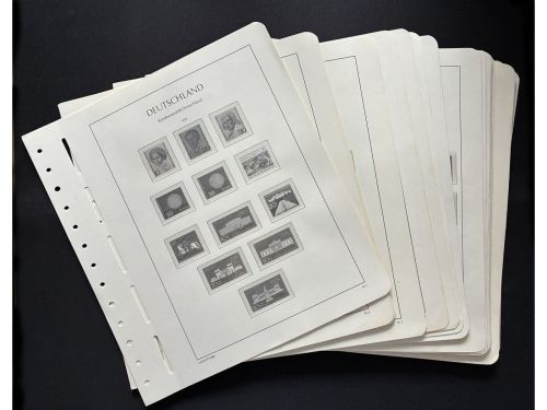 Vordruckblätter Leuchtturm SF, Bund, Jahre 1970-1979, gebraucht (BSB3606)