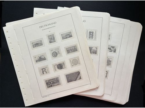 Vordruckblätter Leuchtturm SF, Bund, Jahre 1990-1994, gebraucht (BSB3615)