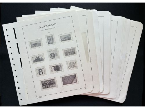 Vordruckblätter Leuchtturm SF, Bund, Jahre 1990-1994, gebraucht (BSB3616)