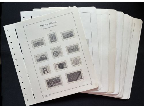 Vordruckblätter Leuchtturm SF, Bund, Jahre 1990-1994, gebraucht (BSB3617)