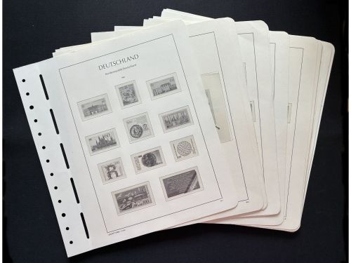 Vordruckblätter Leuchtturm SF, Bund, Jahre 1990-1994, gebraucht (BSB3618)