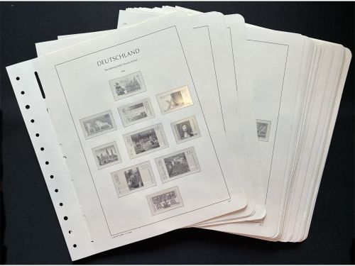 Vordruckblätter Leuchtturm SF, Bund, Jahre 1995-1999, gebraucht (BSB3619)