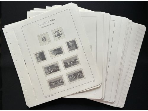 Vordruckblätter Leuchtturm SF, Bund, Jahre 2000-2004, gebraucht (BSB3620)