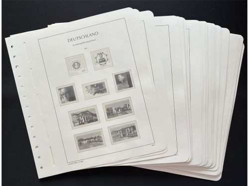 Vordruckblätter Leuchtturm SF, Bund, Jahre 2000-2004, gebraucht (BSB3621)