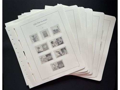 Vordruckblätter Leuchtturm SF, Bund, Jahre 2005-2009, gebraucht (BSB3622)