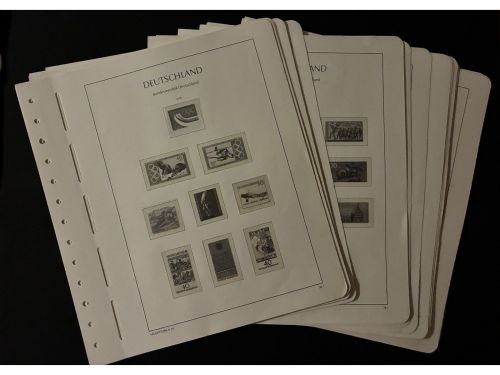 Vordruckblätter Leuchtturm SF, Bund, Jahre 1976-1984, gebraucht (BSB3624)