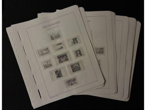 Vordruckblätter Leuchtturm SF, Bund, Jahre 1995-1998, gebraucht (BSB3626)