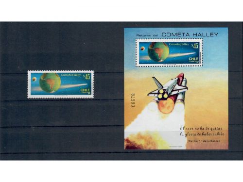 Halley’s Comet, Halleyscher Komet, Marken, Sätze, Blocks, **, alle Welt, Lot