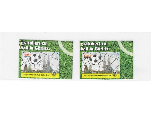 Post Modern Dresden, 100 Jahre Fußball Görlitz, 2 Werte **, 2009, ver.