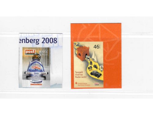 Post Modern Dresden, Bob und Skeleton WM, Sparkasse, 2 Werte **, 2008, selbstkl.