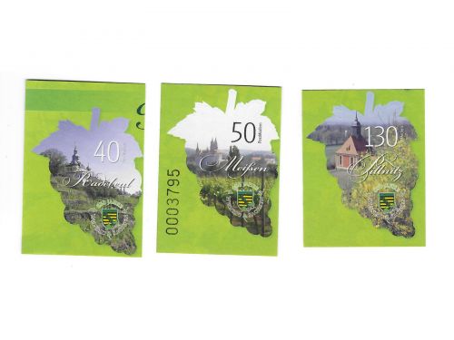 Post Modern Dresden, 850 Jahre Weinbau Sachsen, 3 Werte **, 2011, selbstklebend