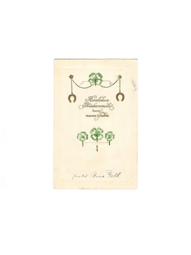 AK, Neujahr, Prägekarte, Herzlichen Glückwunsch zum Neuen Jahre, 31.12.1901