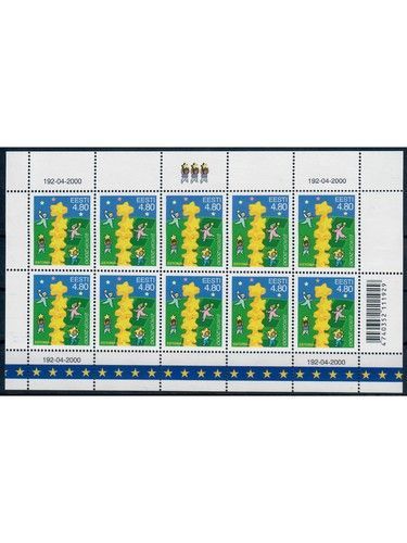 Estland KB MiNr. 371 **, Lettland KB MiNr. 519 **, Jahr 2000, Europa