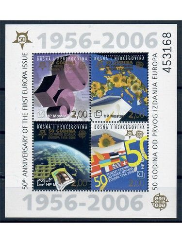 50 Jahre Europamarken, Blocks/KB **, Lot 1