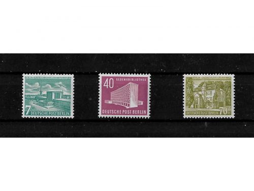 Berlin, MiNr. 121-123 postfrisch, Berliner Bauten